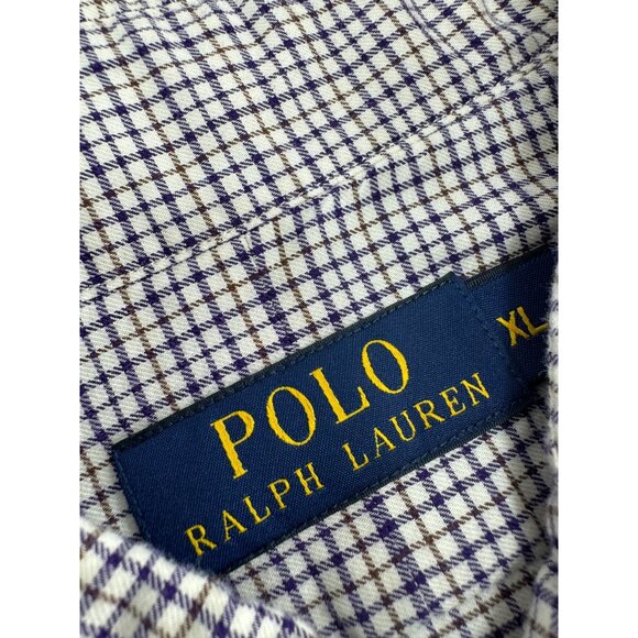 Polo Ralph Lauren Men Shirt Spread Collar Lightweight Long Sleeve Button Up XL - Picture 4 of 6